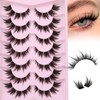 Focipeysa Fox Eye Lash Clusters DIY False Eyelashes Clusters Natural