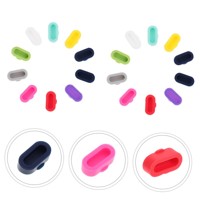 GRIRIW 20pcs Watch Charge Port Cover Dust Plugs for Easy