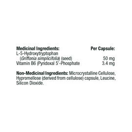 Thorne 5-Hydroxytryptophan (formerly Griffonia) - Serotonin Production Support Supplement - 90 Capsules - 90 Servings