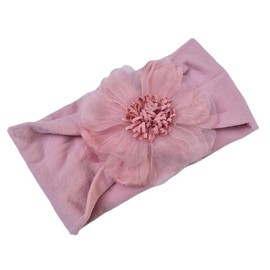 yangzerang Baby Flower Headbands Girl’s Head Wrap Hair Bands with Flower Nylon Headbands Stretchy Hair Accessories for Baby