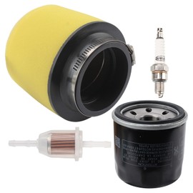 AUTOKAY 0470-322 Dual Stage Air Filter Compatible with Arctic Cat 375 2X4 400 500 Replaces 0470-391 with Spark Plug