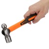 Round Hammer, 0.5LB Round Mini Small Hammer Ball Peen Pein
