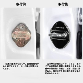 New Spacia Base Spacia 33 Series (August 2022 ~) Spacia MK53S MK03 Series (December 2017 ~) Spacia Gear MK53S MK03 Series (December 2018 ~) Dedicated Door Lock Door Striker Cover for Car Models