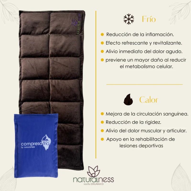 Naturalness Compresa De Semillas Columna Vertebral Pack