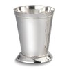 FB JEWELS Solid Silver-Plated Beaded Mint Julep Cup
