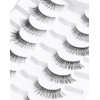 Onlyall Natural Lashes Wispy Natural Look False Eyelashes Flared Eyelash
