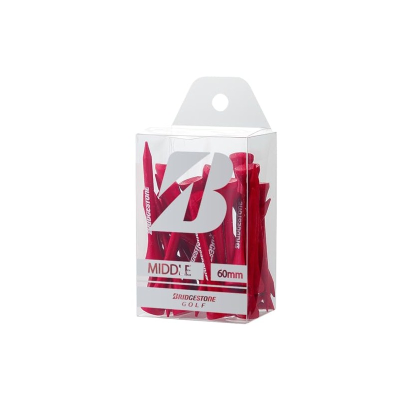 Bridgestone GAG302 Golf Wood Tee (Middle, 36 Pieces) 2023 Model