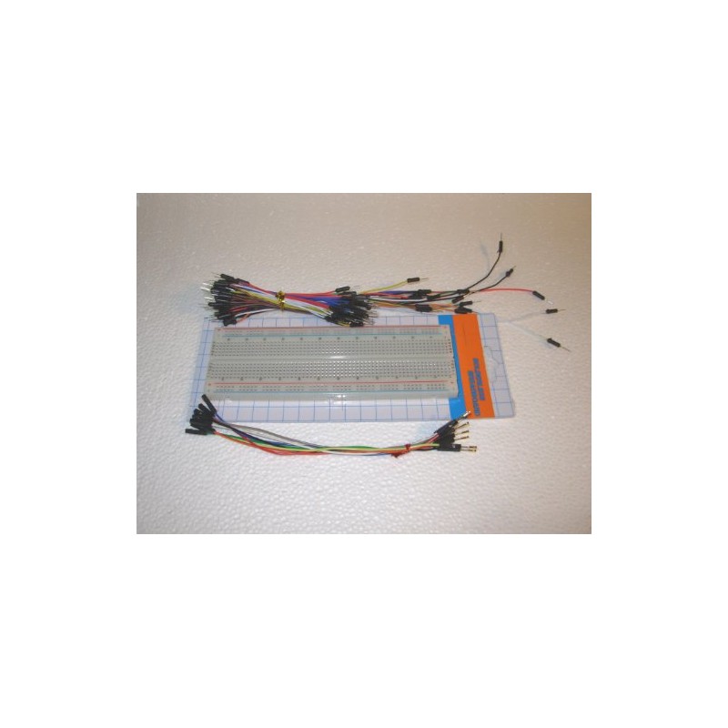 830 Pts Solderless Breadboard W Jumper Wire, Interface Pins Combo