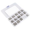 840Pcs Bolts Nuts Assortment Kit Metric M2.5 Assorted Cap Hex