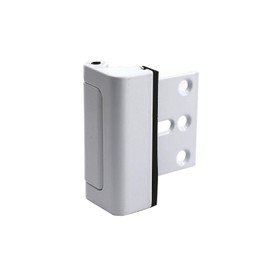 One Piece of Aluminum Alloy Security Door Lock Reinforcement Dead Bolt Child Safety Door Lock Oxidized White Color