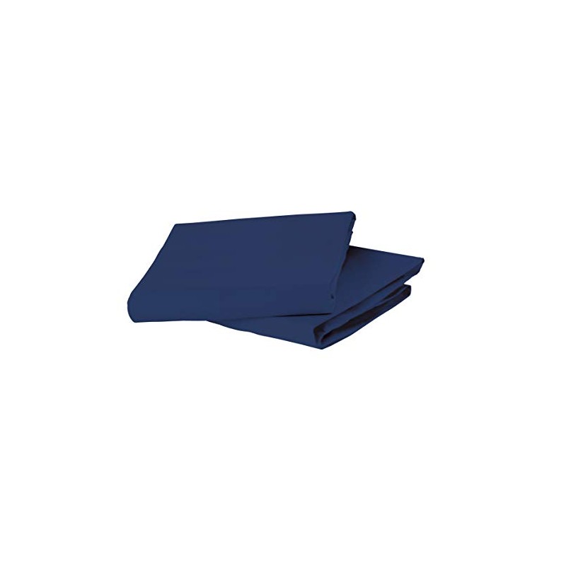 Bloom Us Standard Size Crib Organic Fitted Sheet Set, Navy