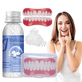 dentures, dentures, false teeth, pseudonal teeth, stone dentures, instant dentures, make by yourself, unisex, easy to wear, confidence, smile, dental supplies, spot tooth, instant smile, toy tooth