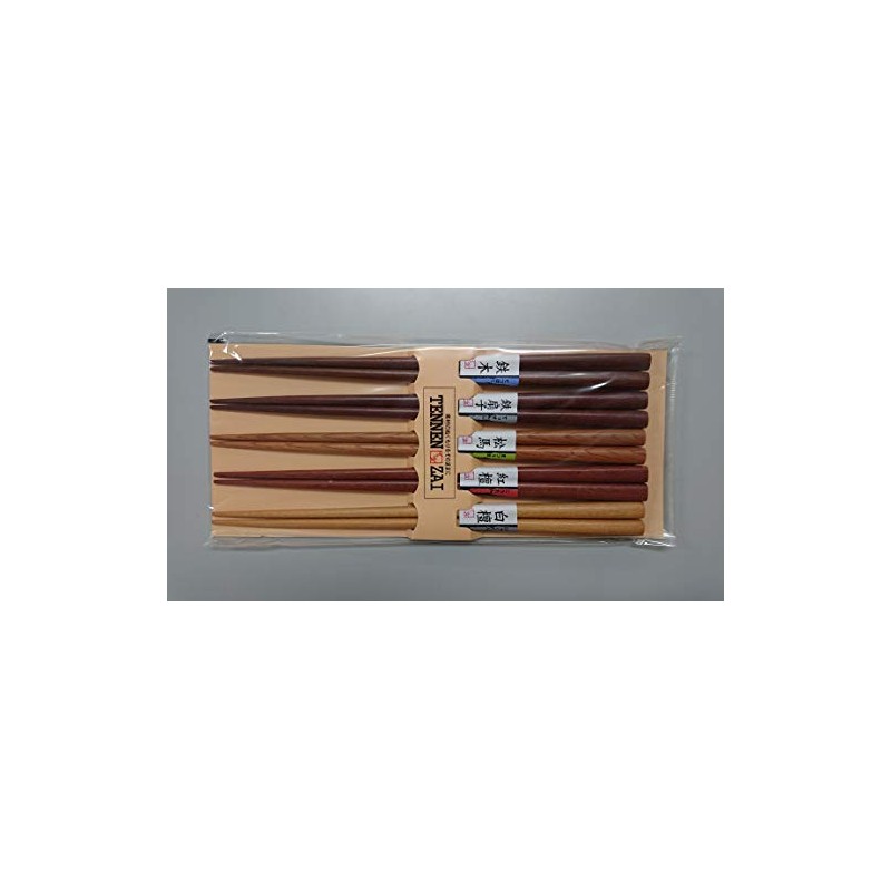 Ishida 61476 Chopsticks, Natural Wood, Approx. 8.9 inches (22.5 cm),