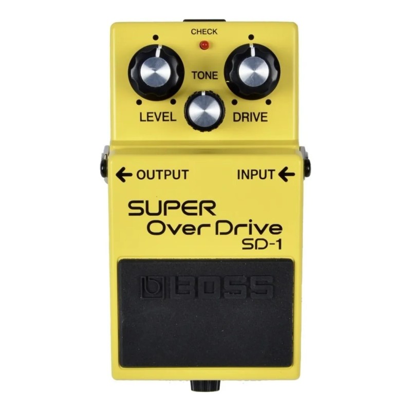 Pedal de efecto Boss Super OverDrive SD-1 amarillo