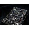 DEVIN Ashtray/Smoker, Silver, 2.5 x 1.8 x 0.9 inches (6.3