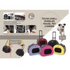 PET LIFE 'Final Destination' Airline Approved 2-in-1 Tough-Shell Wheeled Collapsible
