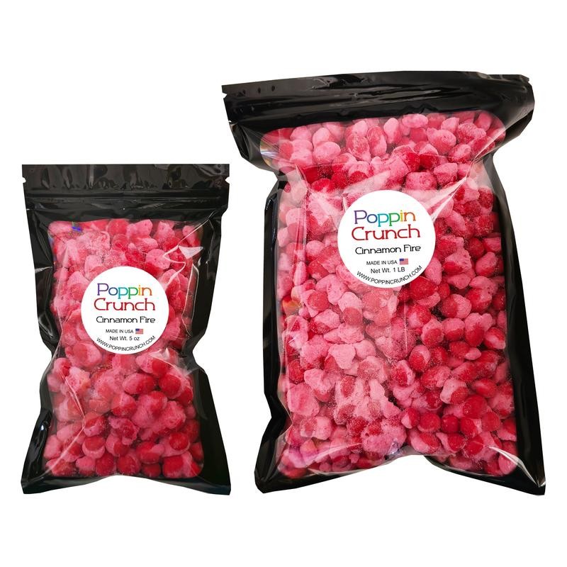 Poppin Crunch Freeze Dried Sweet and Spicy Cinnamon Fire Candy