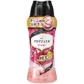 Lenor Happiness Aroma Jewel, Scented Beads, Fresh Scent for Heavy Clothes, Antique Rose & Floral Body, Extra Large, 1.7x (805ml)