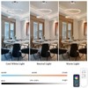 Finktonglan Dimmable Crystal Chandelier, 23.6'' Oval 2 Rings Modern Chandeliers