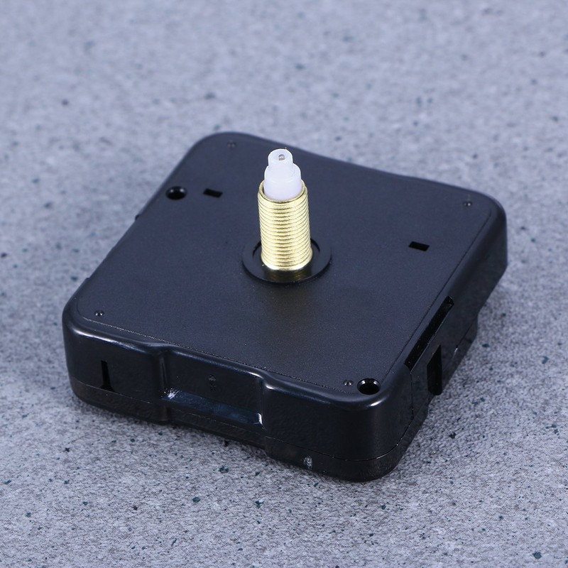 Ultnice Clock Mechanism, Silent Clock Accessory for DIY, Black