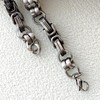 ULLMYYL Men's Stainless Steel Chain Bracelet - Punk Hip Hop
