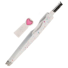 Ipetboom Stylish Eyebrow Razor Grooming Kit Tweezer Trimmer and Eyelash Applicator for Women