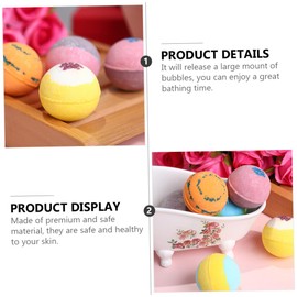 WOONEKY Essential Oil Bath 6 Pack 102g Natural Ingredients Relaxing Refreshing Bath Time