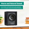 Electrohome Huntley Powered Bookshelf Speakers with Built-in Amplifier and 3"