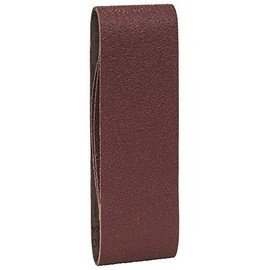 Bosch 2609256210 Sanding Belt for Belt Sanders 75 x 508 mm Grit Size 40 Pack of 3 Sheets Red