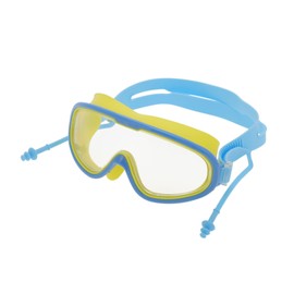 RENEWREVITAL Goggles, Children, Water Glasses, Anti-Fog, Swimming Goggles, Unisex, One Size Fits Most, Adjustable, Yellow Blue