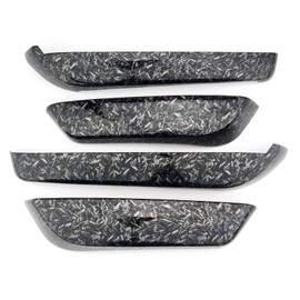 YOUTOOCAR Forged Black ABS Inner Door Armrest Panel Stripes Covers Trim Compatible with Kia Stinger 2017-2023 Accessories (Forged Black)