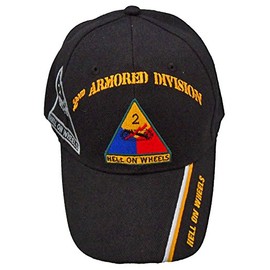 2nd Armored Division Army Cap Hell on Wheels Baseball Hat Second