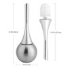 FTVOGUE-Escobilla para Inodoro con Base esférica, Kit de Accesorios para