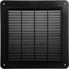 ECOPRO VENT 10" x 10'' Inch Black Square Ventilation Grille