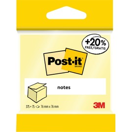Post-it 5426P Sticky Note Cube – 450 Sheets – 76 x 76 mm, Yellow