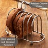 Muldale Silver Toast Rack 6 Slice Victorian Style - Chrome