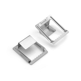 Set of 10 Hangers for Stretcher Frame, Profile Depth 18 mm, Picture Hooks for Pictures on Canvas, Metal, Prong Hangers, Picture Hanging Kit