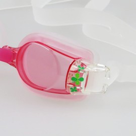 SWANS SI Goggles, Swimming Goggles, Made in Japan, SI-CLOVER PICLA Swimming Goggles, For Kids, Anti-Fog, UV Protection, For Ages 3 - 8 Years, PICLA (Pink Clear), Clover