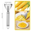 3PCS Corn Peeler Stripper Stainless Steel Corn Remover Handy Kitchen