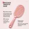 HAOJOYFUN Hair Brush without Pulling, Removable Bristles for Easy Cleaning,
