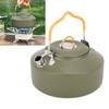 1L Outdoors Kettle Heat Resisting Stainless Steel Teapot Portable Camping