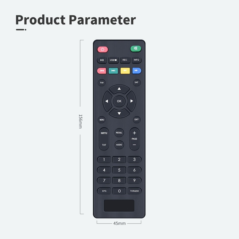 TRUCKON New KT1045 Replacement Remote Control for COMAG HD75, COMAG