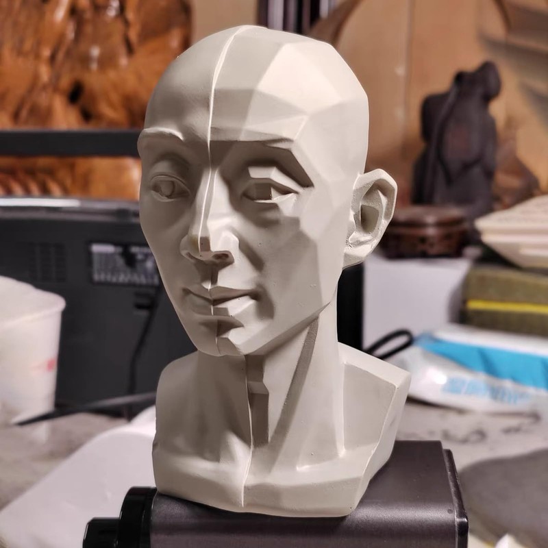 Generic Head Model for Artists, 2in1 Original & Planar Face,