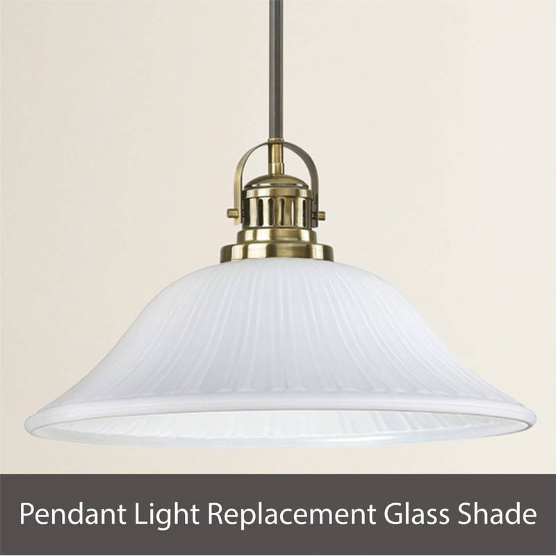 Aspen Creative 23121-01, Etched Alabaster Replacement Glass Shade for Medium