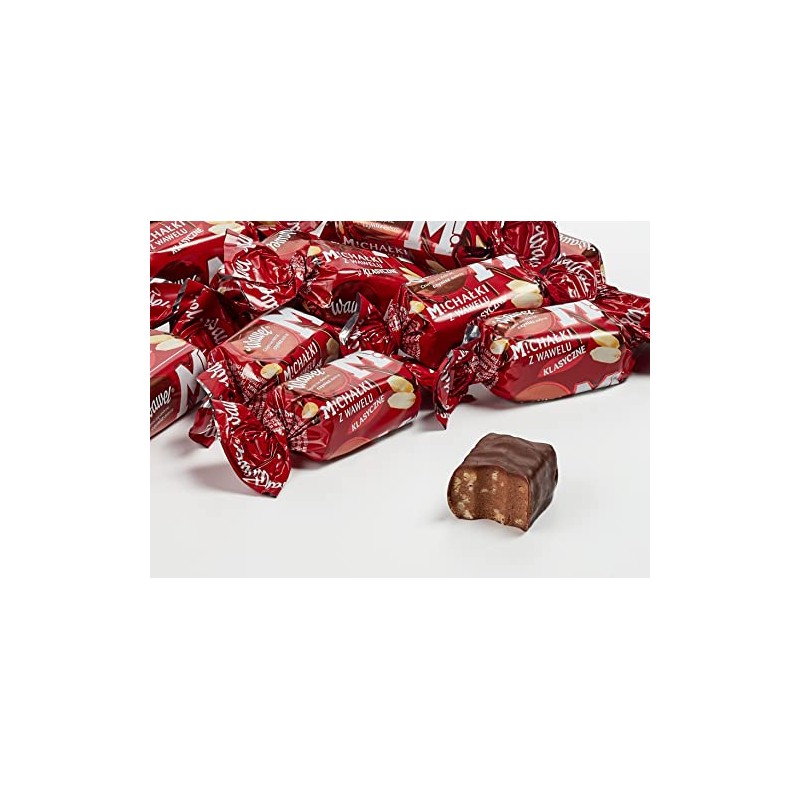 Wawel Michalki Zamkowe Chocolate Coated Peanut Candy, 9.88 Ounce
