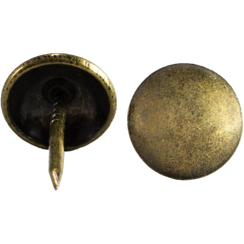 Upholstery Tacks for Furniture, Vintage Upholstery Nails, 100Pcs, ∅7/16" x