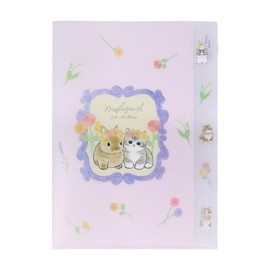 Sunstar Stationery mofusand Clear File, 5 Pockets, Pink S2139332