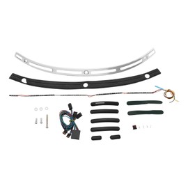 TCMT Chrome Windshield Trim Fit for Harley Street Tri Glide Ultra Limited 2014-2023