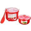 Sistema Microwave Rice Cooker & Round Microwave Food Container Set