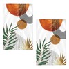 Mid Century Dish Towels 16x24 inches Pack of 2, Boho